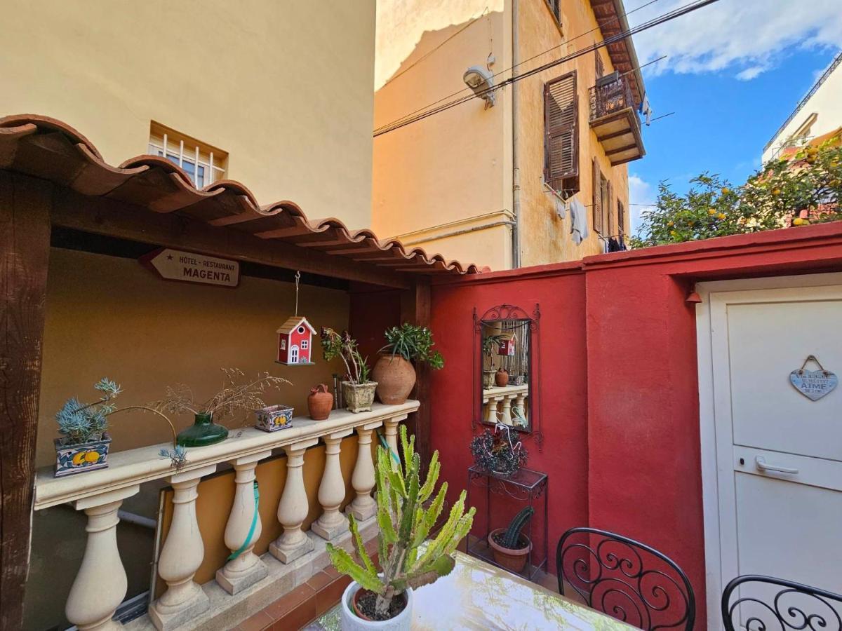 Ferienwohnung Les Violettes Menton Exterior foto