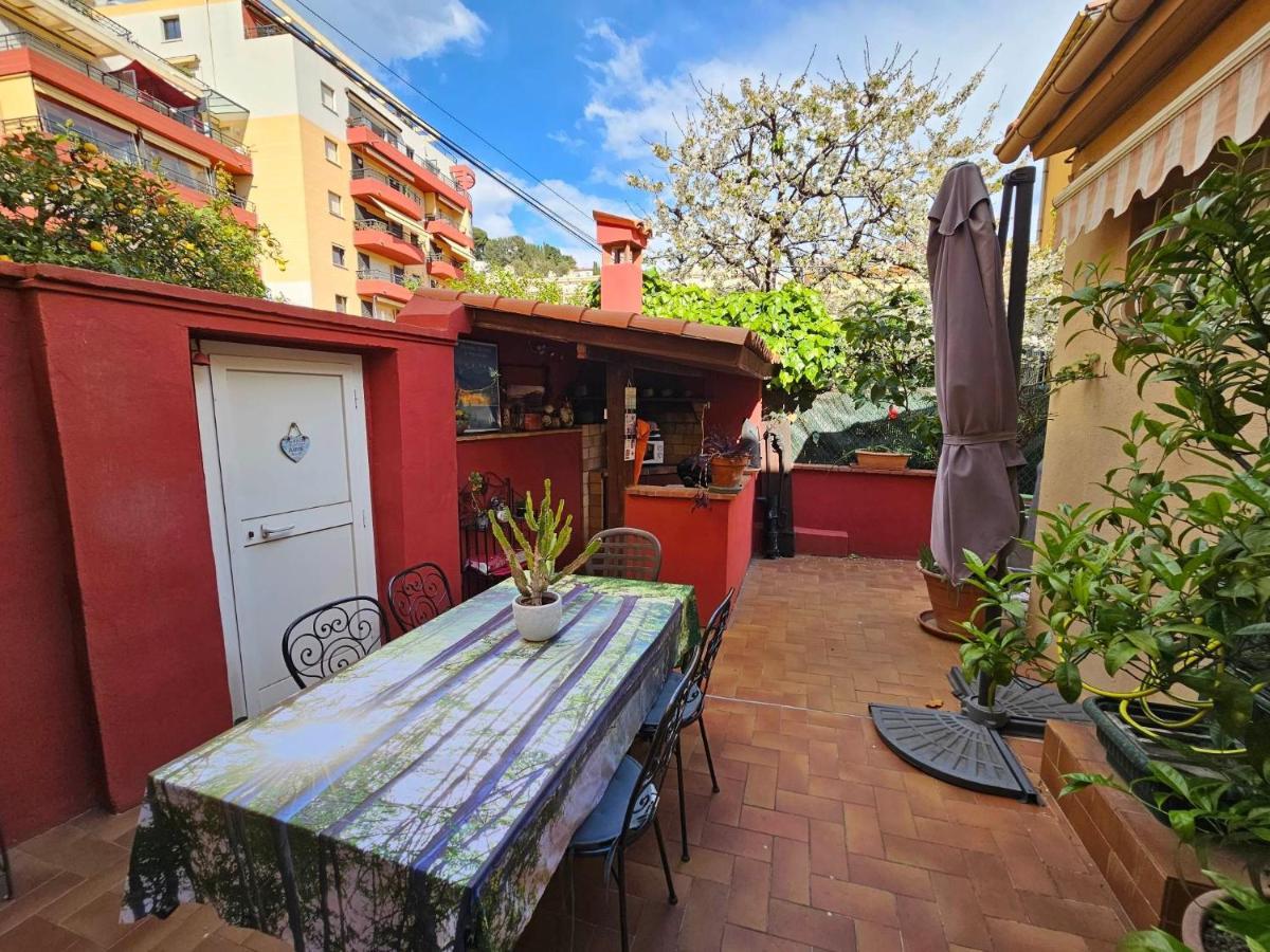 Ferienwohnung Les Violettes Menton Exterior foto
