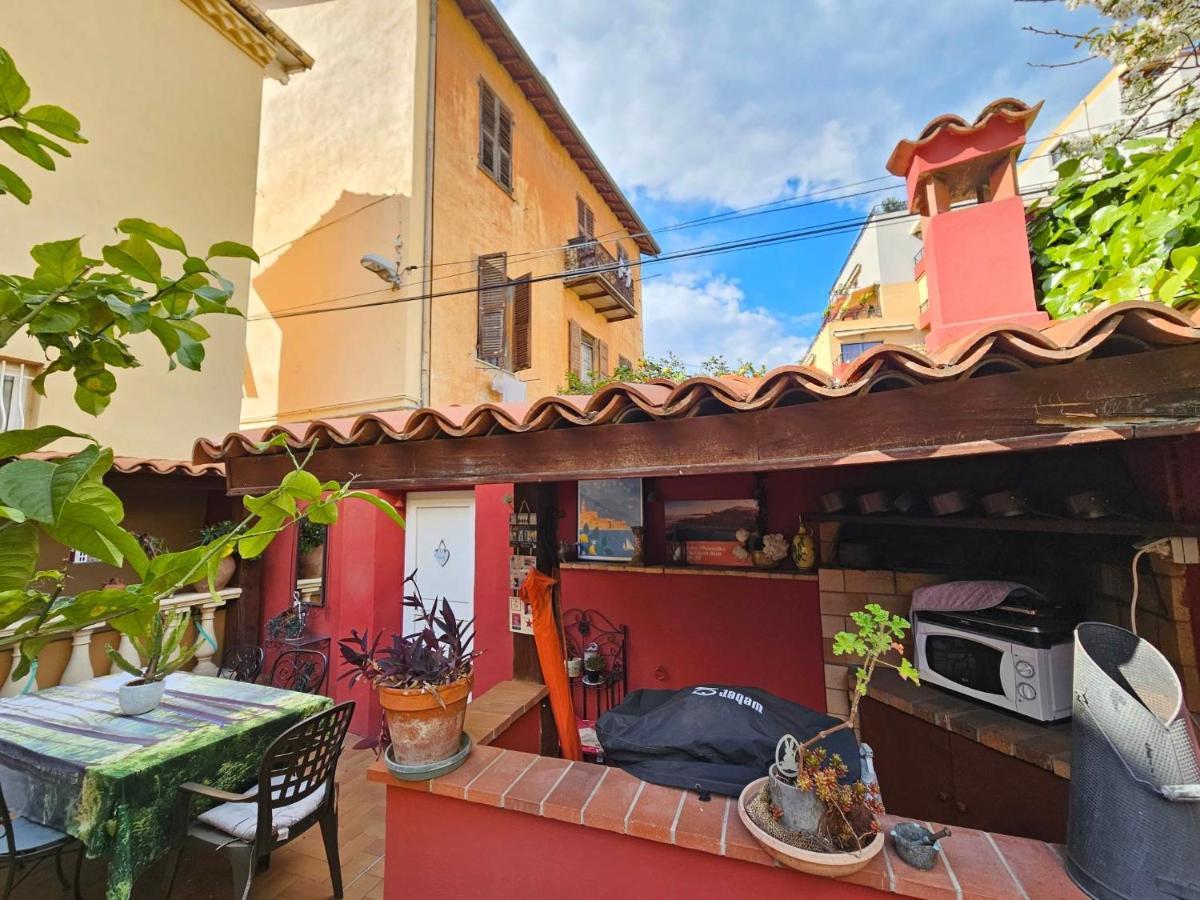 Ferienwohnung Les Violettes Menton Exterior foto